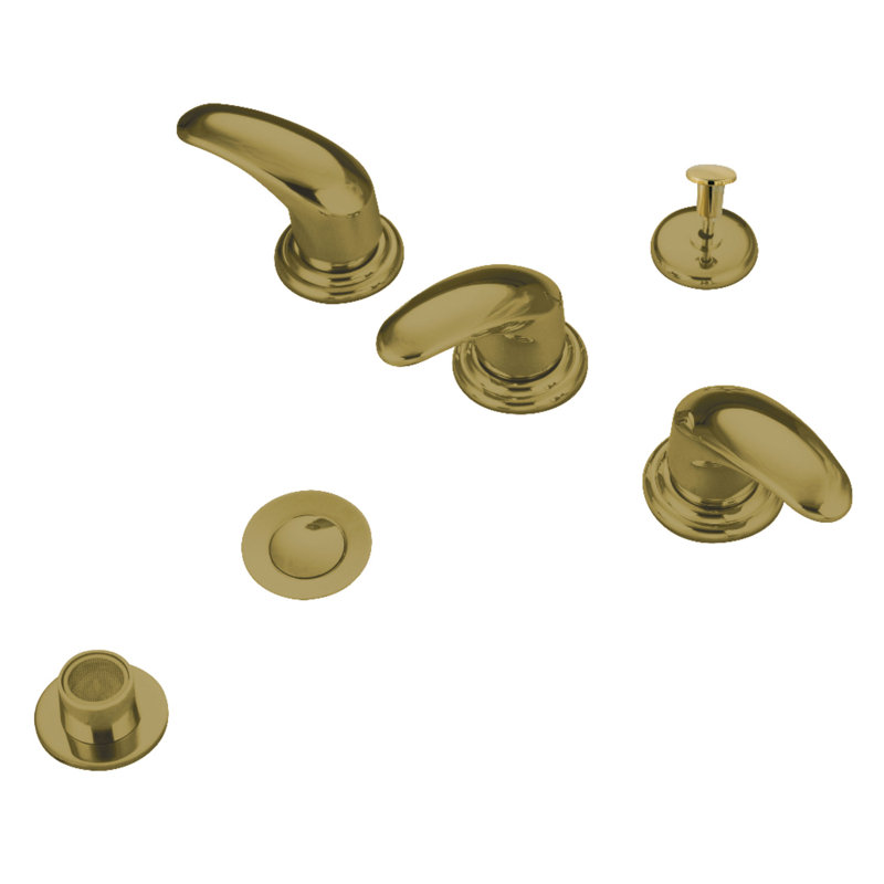 Legacy Widespread Vertical Bidet Faucet, Brushed Nickel