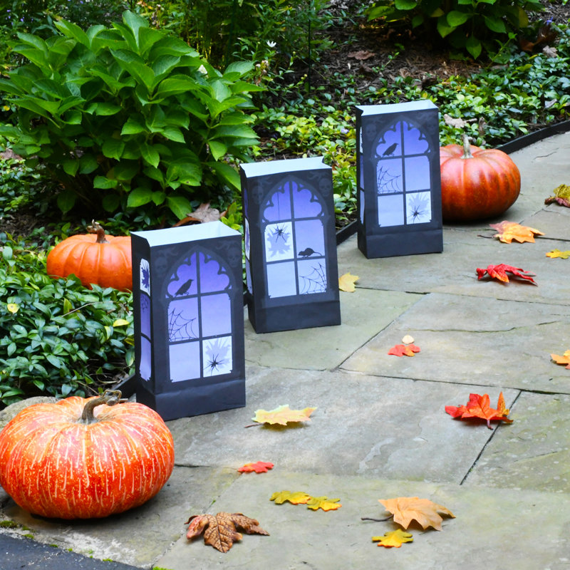 Sacs en papier pour fenêtre Haunted Luminaria