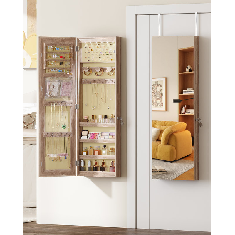 Jewelry Armoire, Brown
