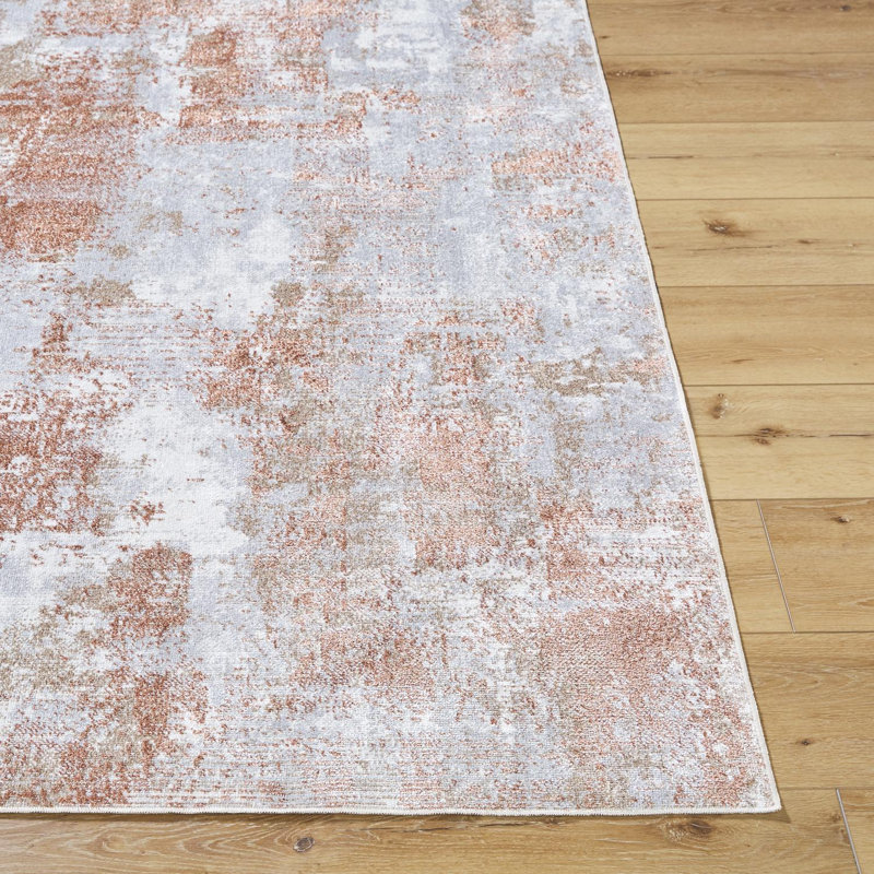 Janiaha Washable Abstract Indoor Rug, Rectangle 2'2" x 3'9"