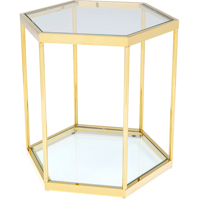 Side Table Comb Silver 55, Gold