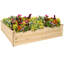 Lit de jardin surélevé carré en bois de sapin 4 pi x 4 pi Fernbush