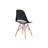 Simple Dining Chairs Set Of 4 With Beech Leg Enhance Armless Lounge Chair
