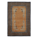 Art Deco One-of-a-Kind 2'9X4'2 Hand Knotted Area Rug