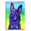 «Colorful Black German Shepherd» par Rebecca Wang Art-2044169763