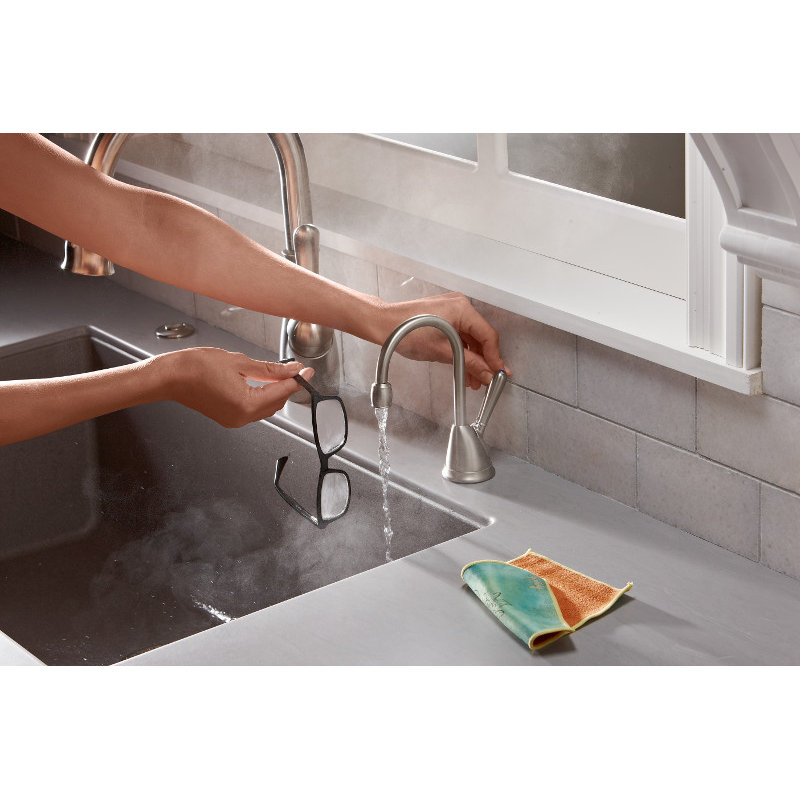 Hot & Cold Water Dispenser, Satin Nickel