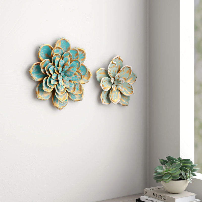 Boho Plants & Flowers Wall Decor on Metal