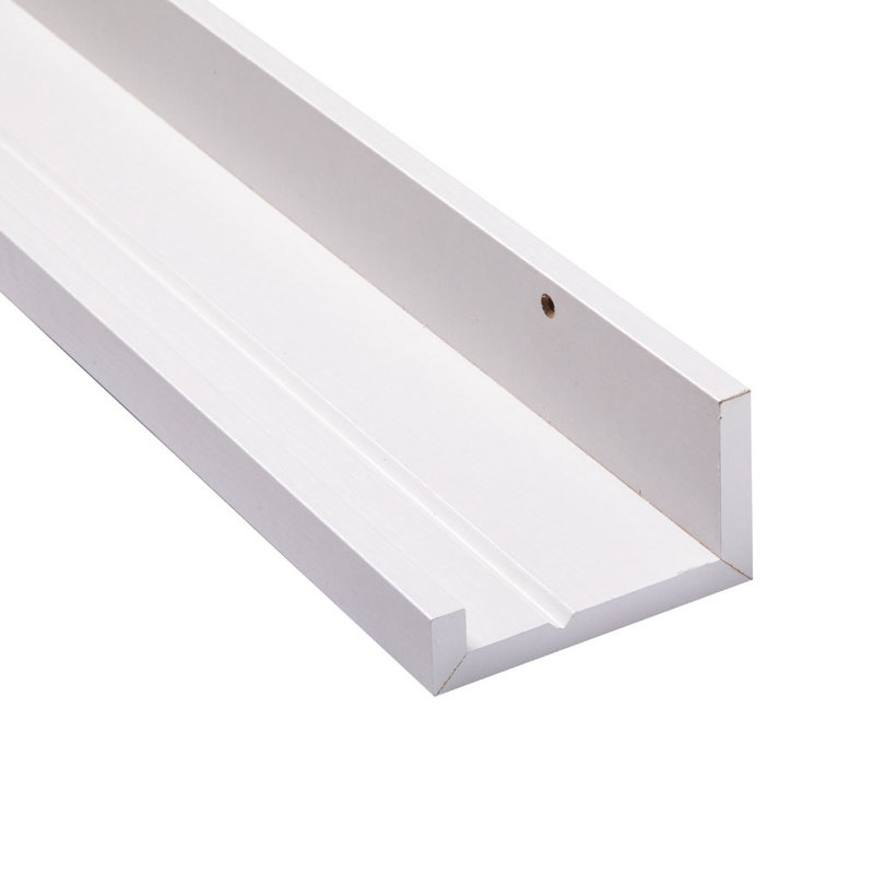 Juneve 2 Piece Floating Shelf with Adjustable Shelves, Black, 2.8" H x 45.3" W x 4.7" D