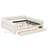 King Size Upholstered Daybed With USB And 2 Drawers, Soft Lambswool Platform Bed, No Box Spring Required-1532085975