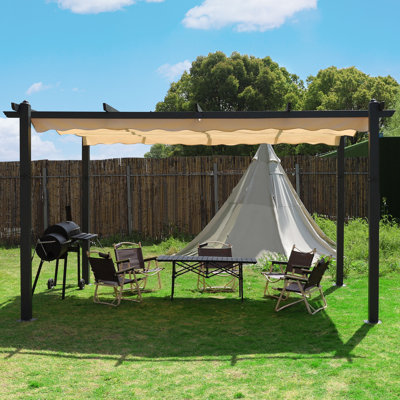 Aluminum Pergola with Canopy