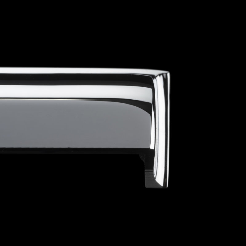 Parkview Cup / Bin Pull, 5-1/16", Chrome