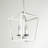 Finnegan 3-Light Dimmable Steel Geometric Lantern Chandelier-1816785482