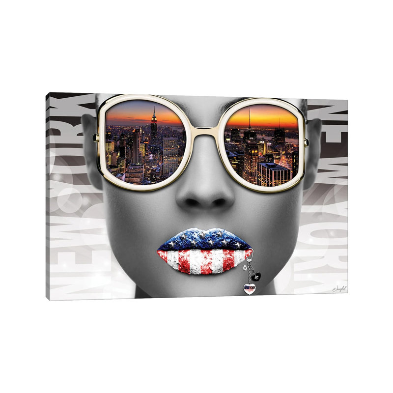 Musa New York by Jan Raphael - Wrapped Canvas Print, 20.32 cm H x 30.48 cm W
