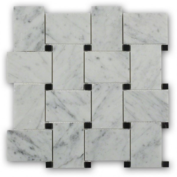 Orchard 2" x 3" Marble Basketweave Mosaic Wall & Floor Tile
