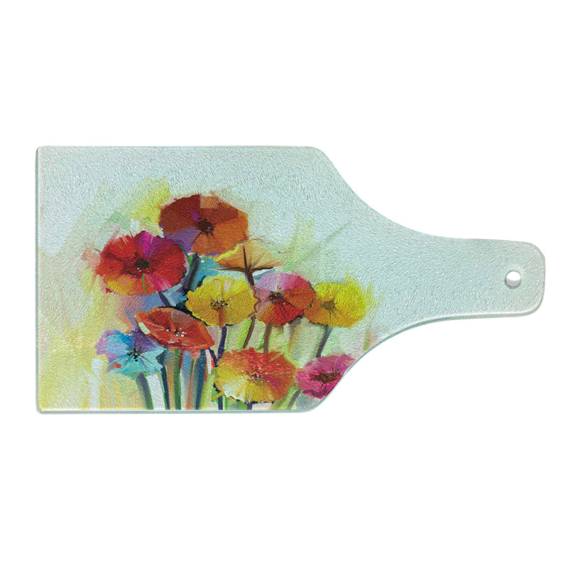 Planche à découper en verre trempé Ambesonne