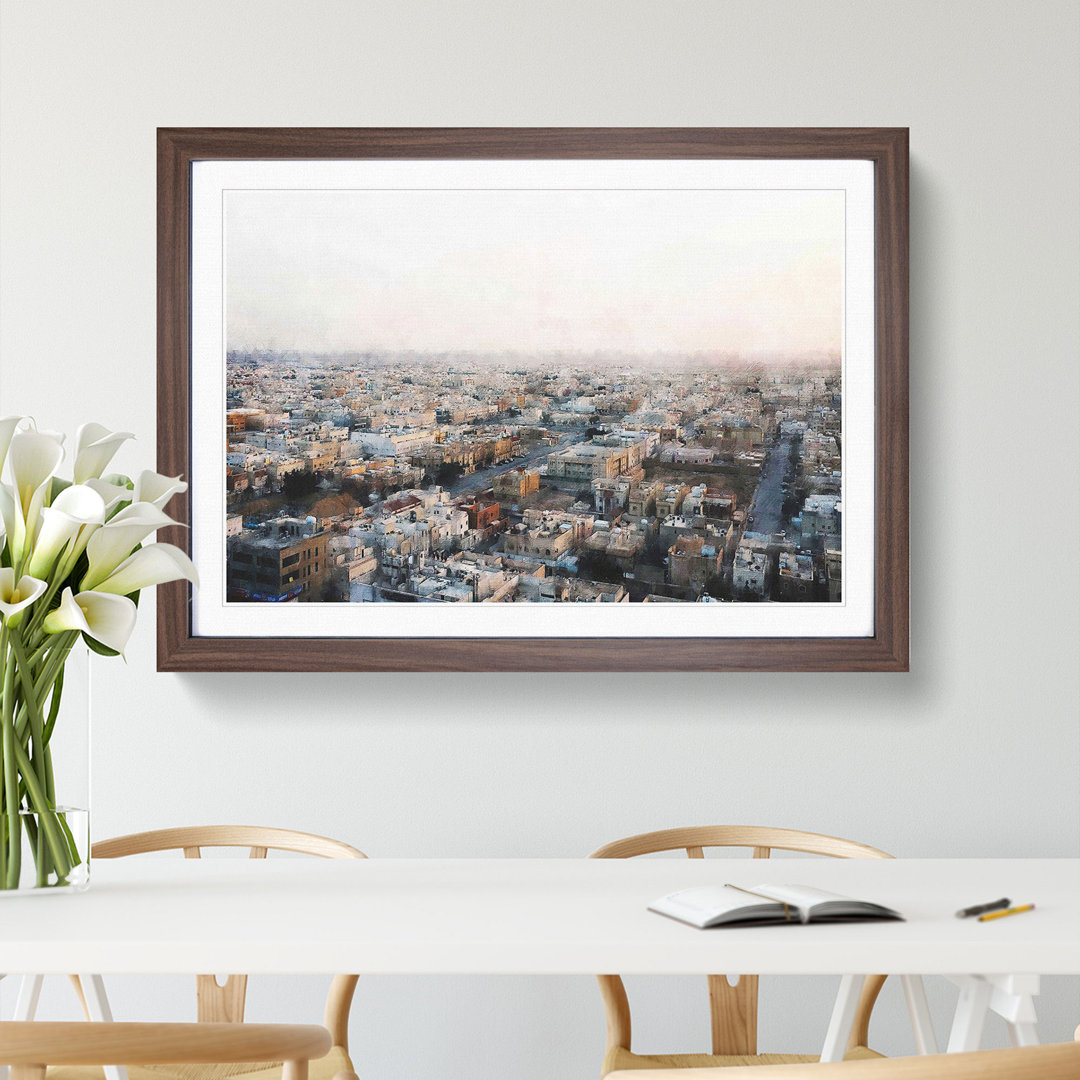 Riyadh Skyline in Saudi Arabia - Picture Frame Painting