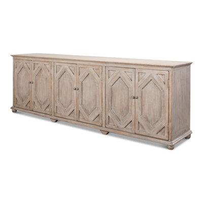 Diamond 112'' W Solid Wood Sideboard