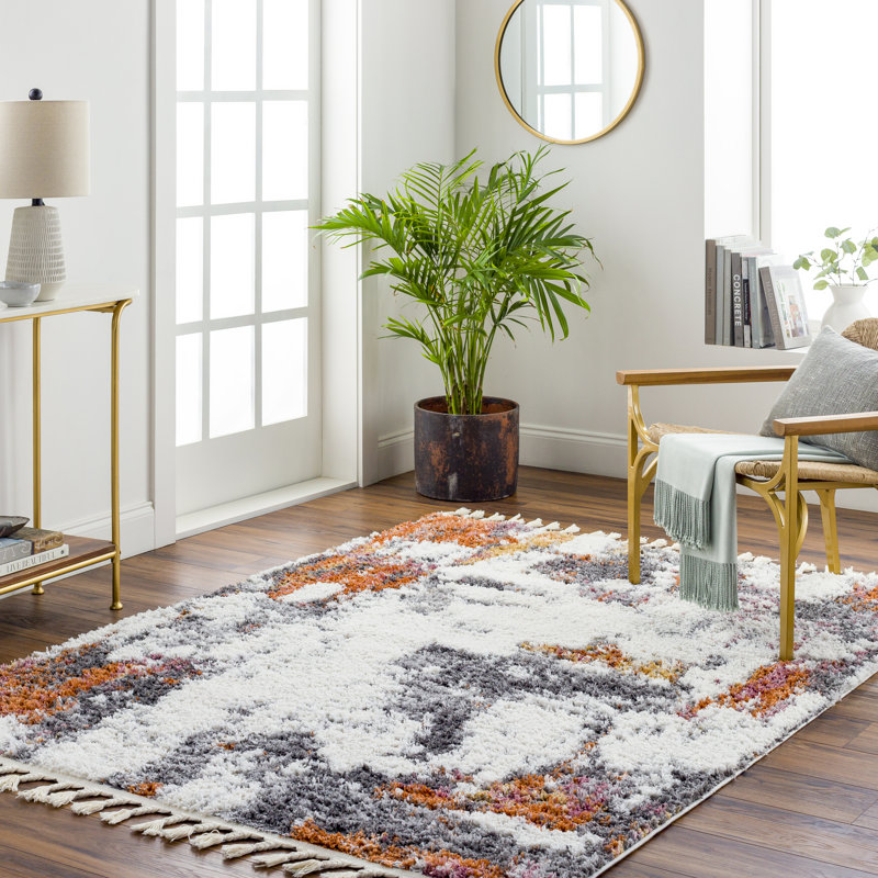 Osterberg Performance Abstract Indoor Rug, Rectangle 5'2" x 7'