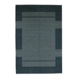 Gabbeh Wool Area Rug in Aqua