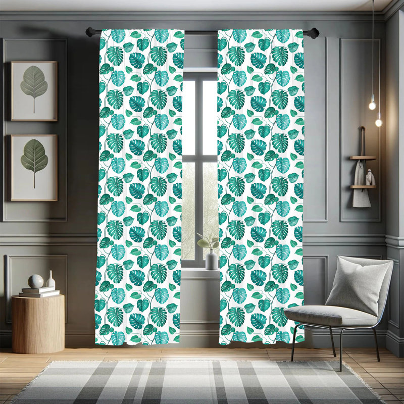 Semi-Sheer Rod Pocket Sliding Panel, 28" x 95"