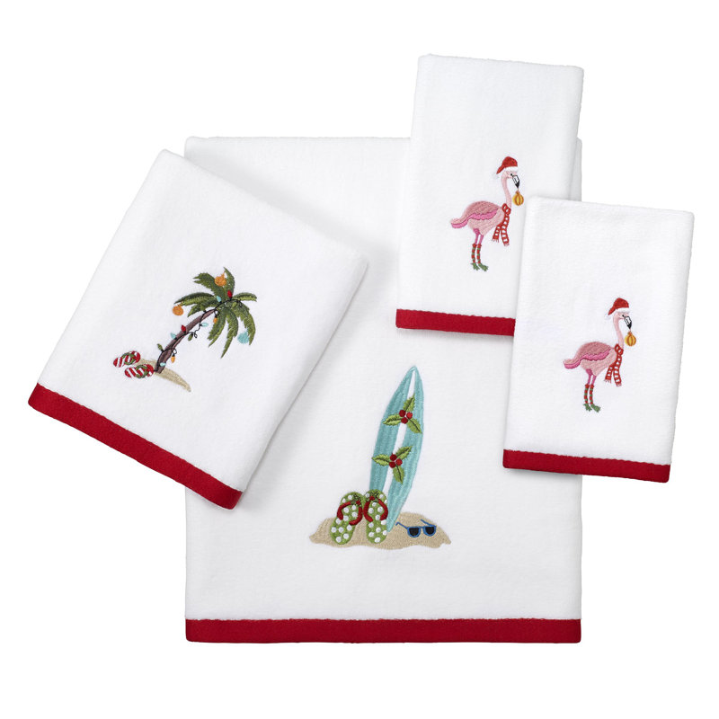 Festive Red and White Flip Flop Soap Dish