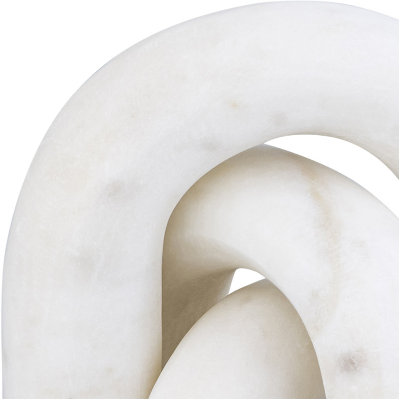 Arco Marble Decorative Object, White