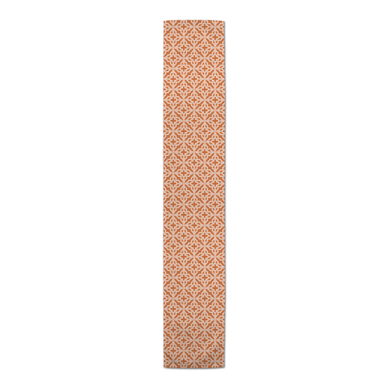 Chemin de table Camisa, P 16 po x L 90 po, Orange