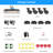 8CH DVR Security Cameras System with 1TB HDD, 4 Outdoor Bullet Cameras, Motion Detection
