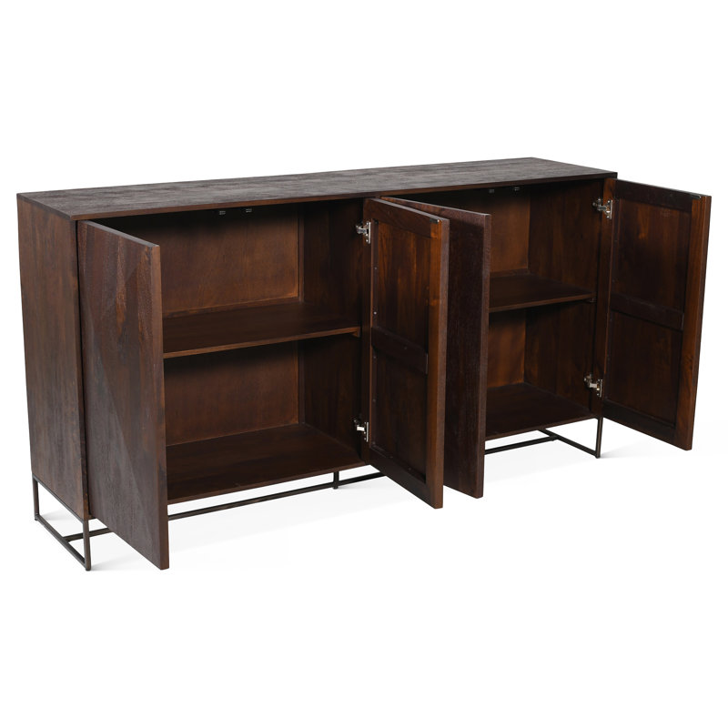 Oxford 76" Sideboard with Walnut Finish
