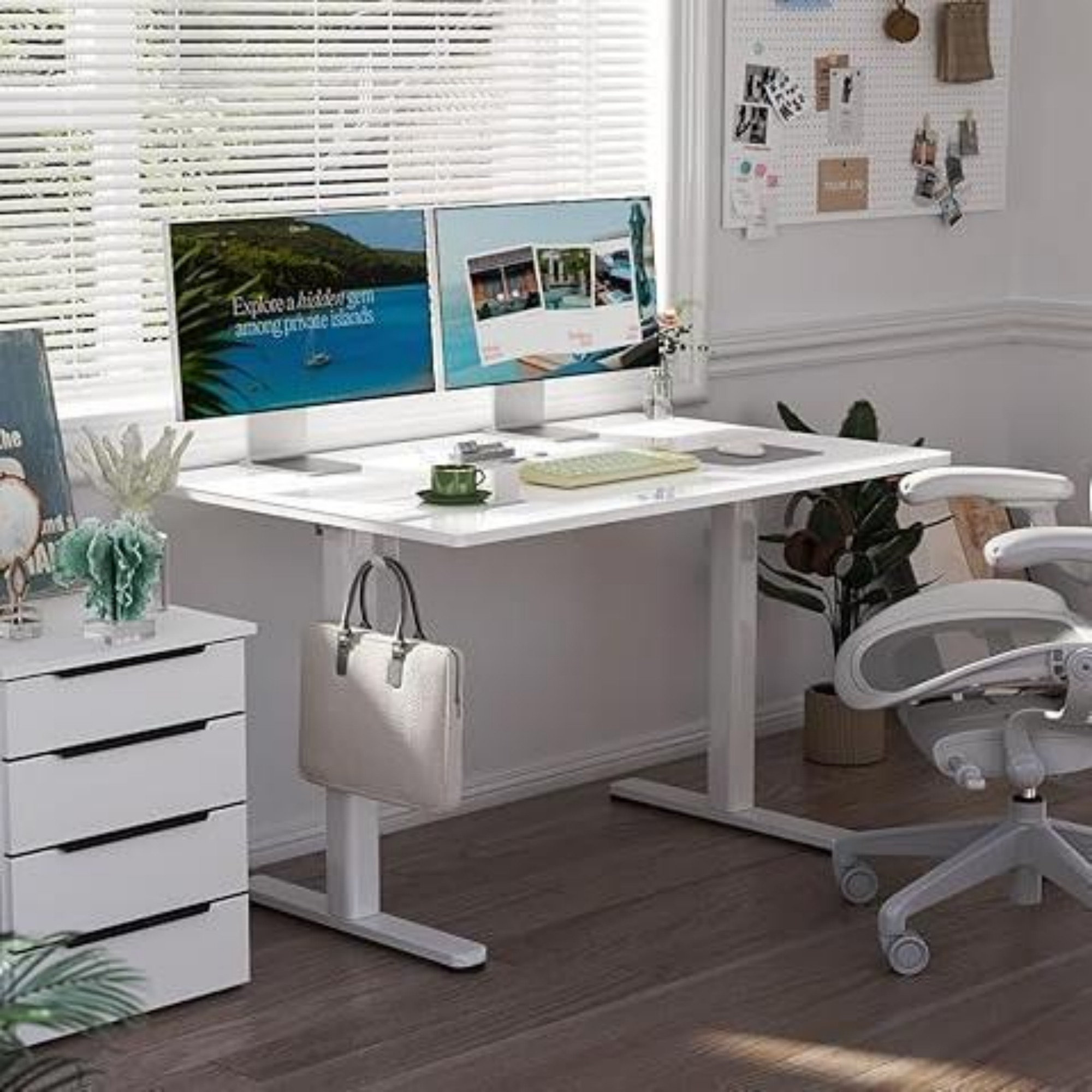 Inbox Zero Modern Minimalist Computer Desk, Home Office | Wayfair