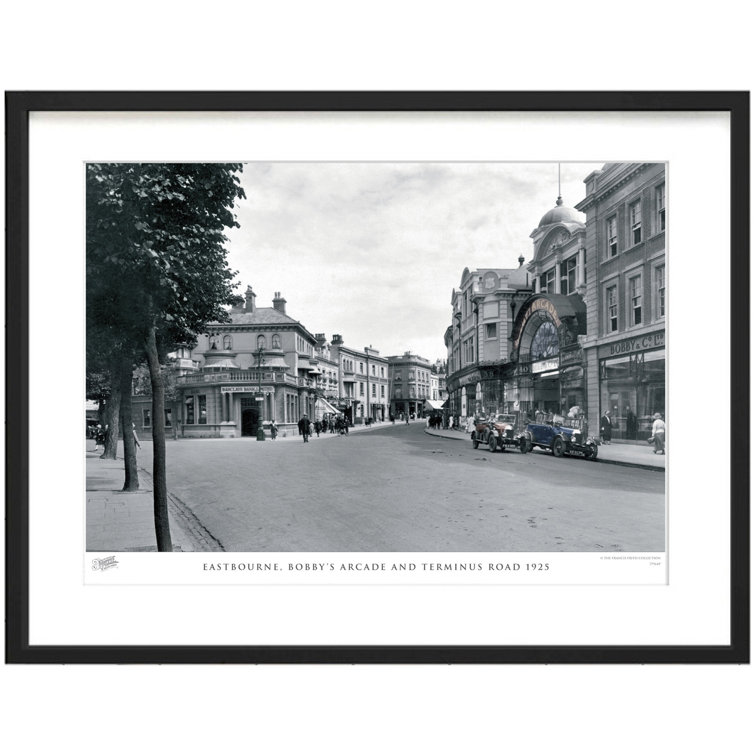 Eastbourne, Bobby's Arcade And Terminus Road 1925 by Francis Frith - Single Picture Frame Print