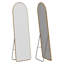 Metal Arch Floor Mirror-924755560