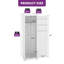  19.7" W Storage Cabinet Cleaning Tool Cabinet