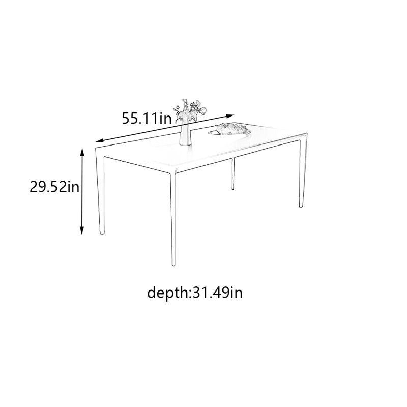 Teisuke, 29.52"H x 55.11"L x 31.49"W