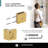 Frameless Shower Enclosure Hinged Tempered Glass - 30" W x 30" D x 74" H-101503816