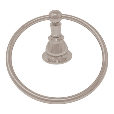 Rio Grande Traditional Wall Mount Towel Holder Ring, Solid Brass by Strom Living