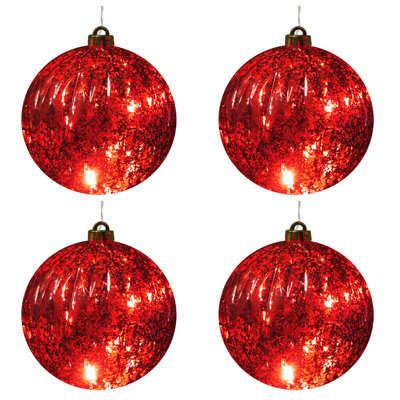 Boules de Noël sphériques à piles