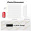 18 Pack Acoustic Wall Panels Self-Adhesive-122019685