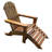 Aryaveer Adirondack Chair with Ottoman