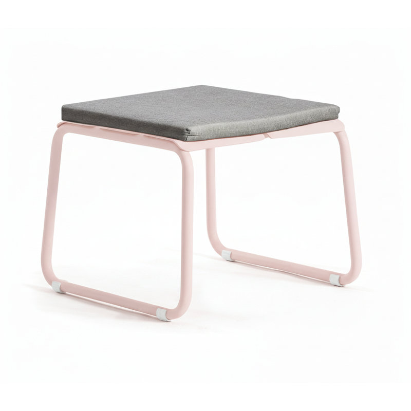 Repose-pieds Corail, Rose pastel, Vapeur phare