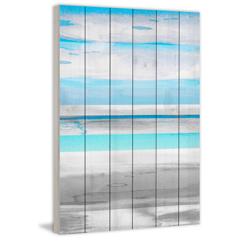 Carilo par Parvez Taj - peinture sur bois sans cadre, H 45 po x l 30 po x P 1,5 po