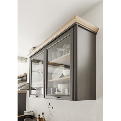 Kitchen Unit 230 Cm Without Appliances Charcoal