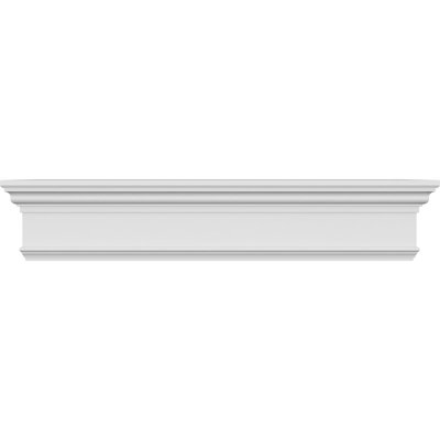 Endurathane Traditional Crosshead with Trim, 116" Bottom Width x 119 7/8" Top Width x 7 1/4"H x 1"P, Factory Primed