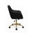 Martha Stewart Rayna Upholstered Swivel Home Office Chair with Flared Arms-114728964-114728961