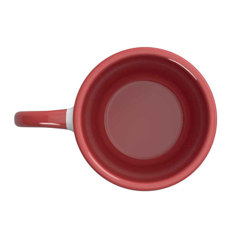 Ceramic Coffee Mug, Red