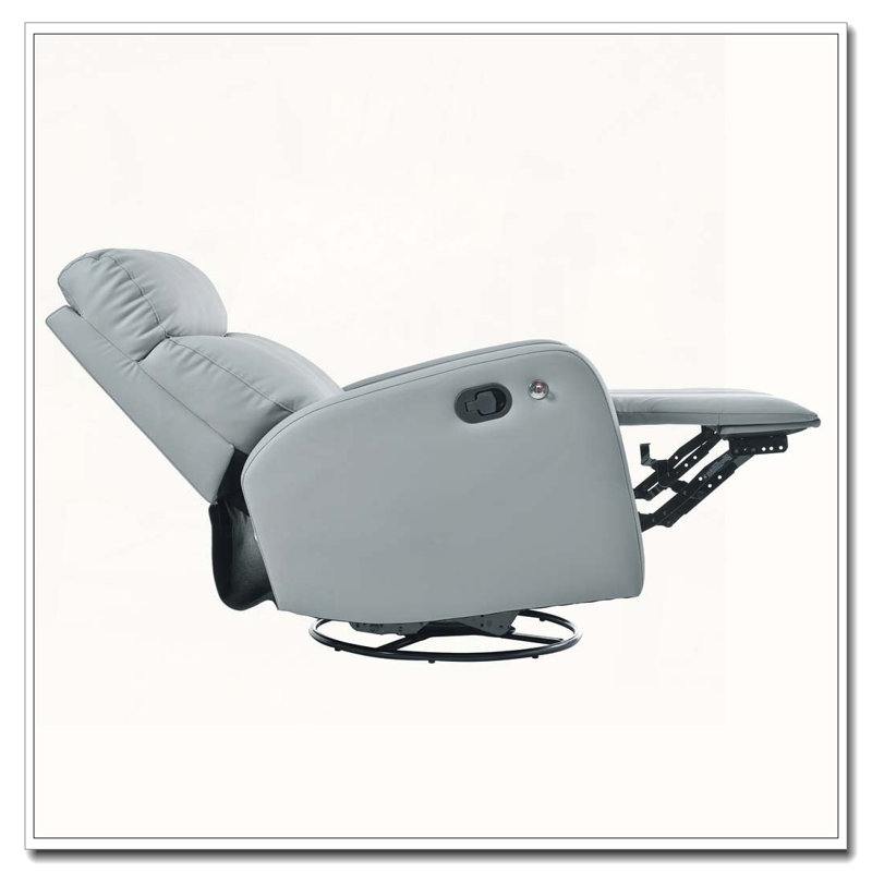 Swivel Rocker Recliner Chair with Phone Holder