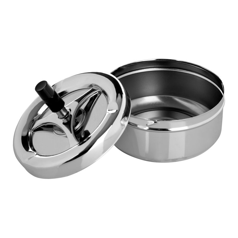 Stainless Steel Ashtray, Large