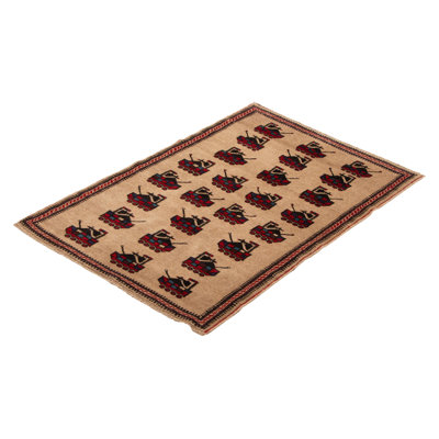 Romesh One-of-a-Kind 3'1" X 4'7" New Age Wool Area Rug in