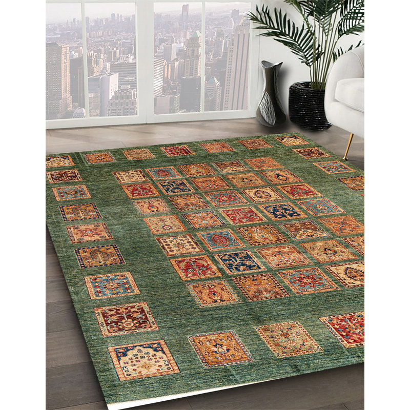 Tapis abstrait 4154, Rond 4 pi