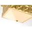 Alpha Square Flush Mount In Black-813521963